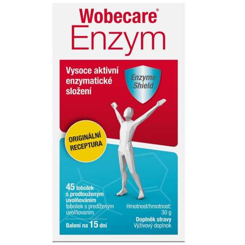 Wobecare Enzym - энзимы, 45 капсул